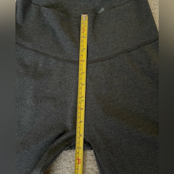 Adidas Compression Women's Leggings Sz Medium - Charcoal Gray - Picture 5 of 10